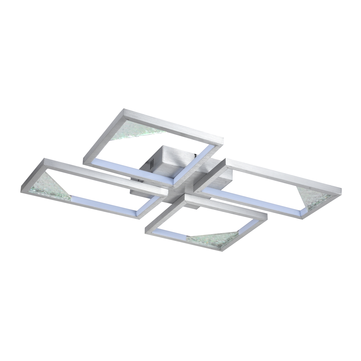 ΦΩΤΙΣΤΙΚΟ ΟΡΟΦΗΣ AΛΟΥΜΙΝΙΟ LED 36W 1200Lm 3000Κ 448X578mm AΣΗΜΙ ARTE ILLUMINA SQUARE